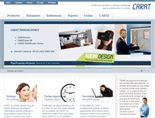 Tablet Screenshot of carat-online.es